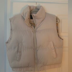 ANWND Cream Puffer Vest